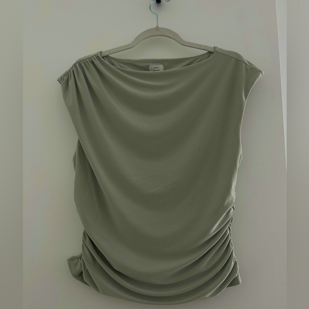 ARITZIA Wilfred Smooth Matter Gallery Top Large Ltd Edition Mint Green